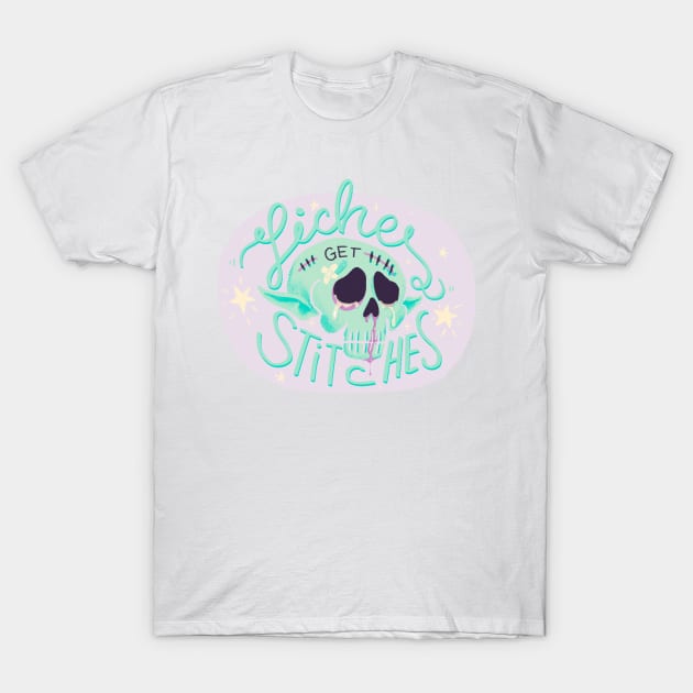 Liches get stitches T-Shirt by hellocloudy